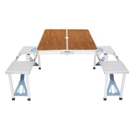 One-piece Portable Folding Table